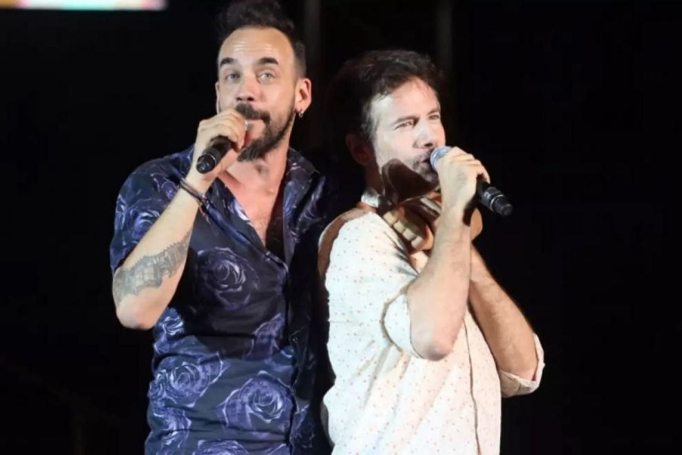 Κωστής Μαραβέγιας Πάνος Μουζουράκης στο Septemberfest