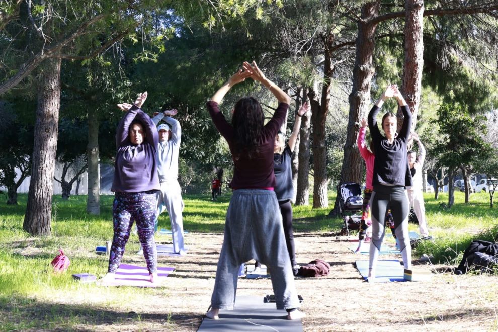 Yoga με την Έλενα στο Πάρκο των Ποιητών