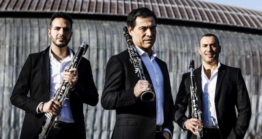 Τρίο Κλαρινέτων Alessandro Carbonare στο The Shoe Factory 