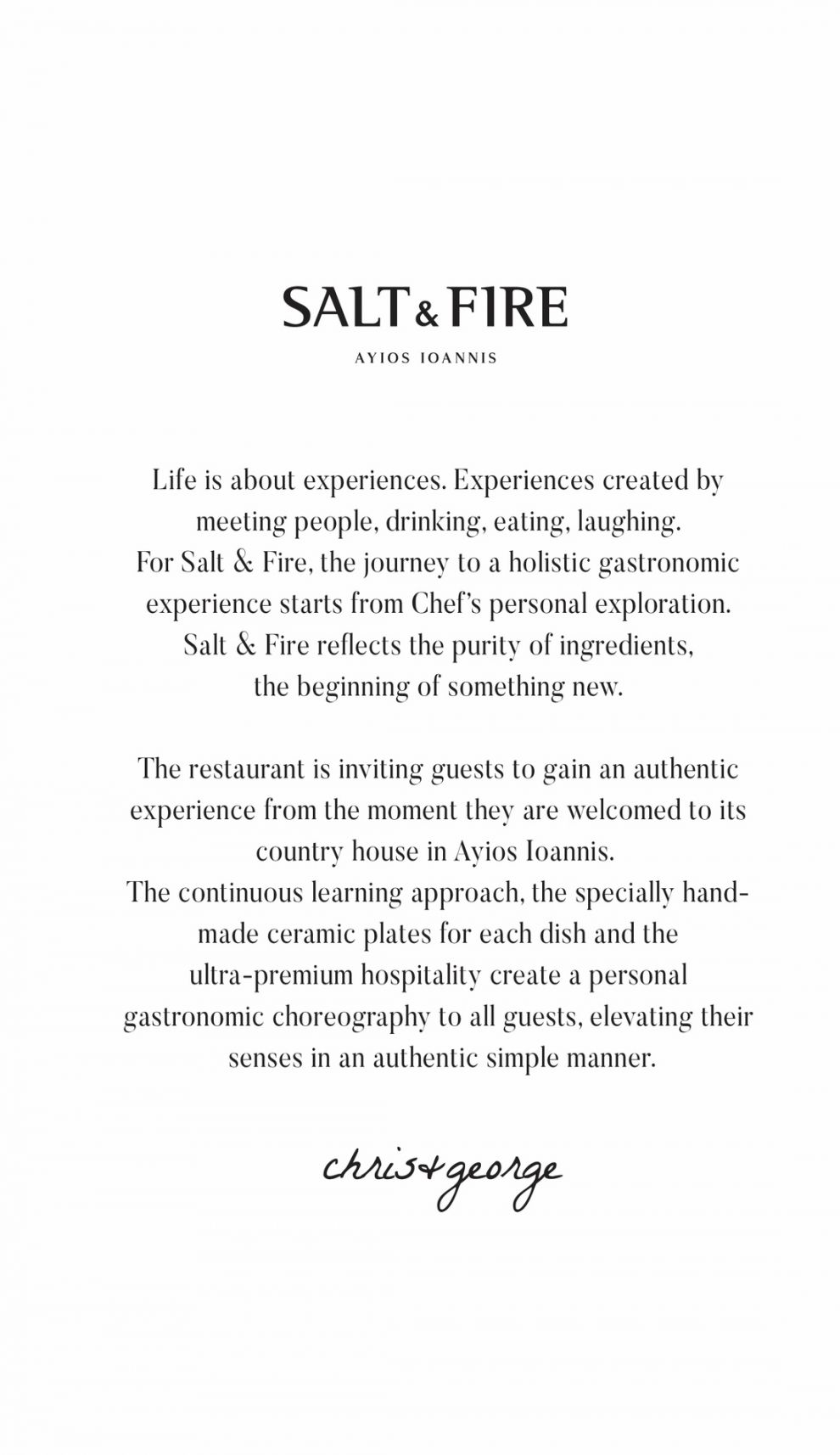 Salt & Fire Restaurants and Bars wiz cyprus guide